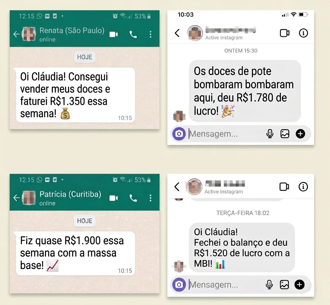 Mensagens de Sucesso no Whatsapp